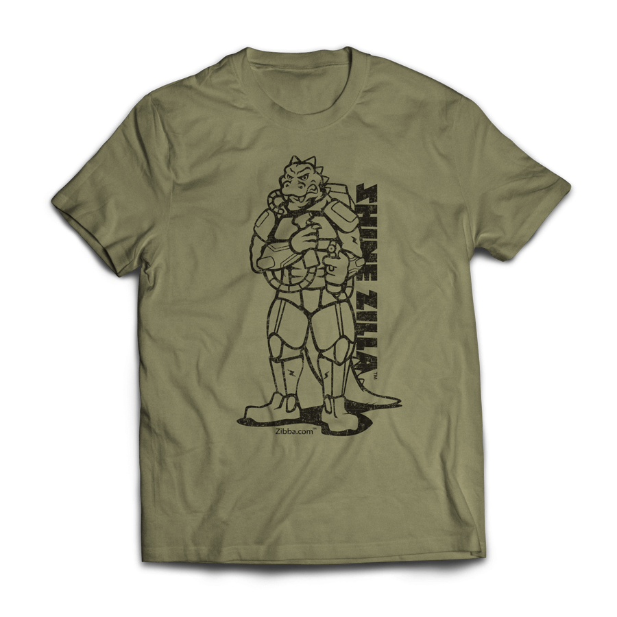 Shine Zilla - Distressed T-Shirt