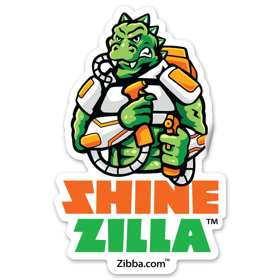 Shine Zilla - Half Body Sticker