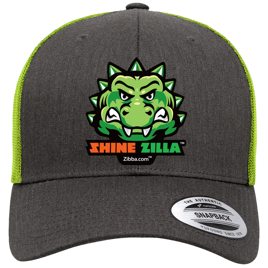 Shine Zilla - Green Mesh Trucker Hat