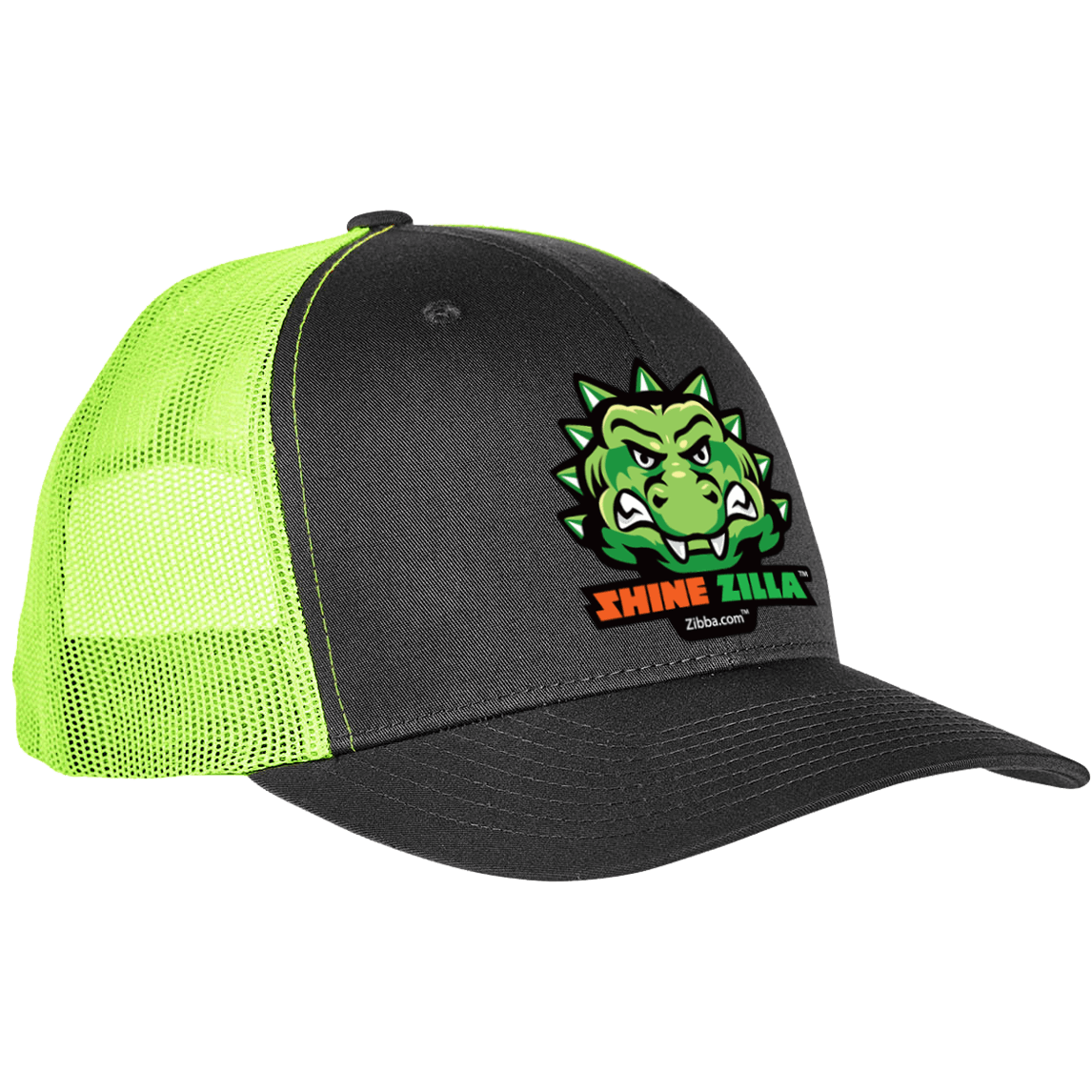 Shine Zilla - Green Mesh Trucker Hat