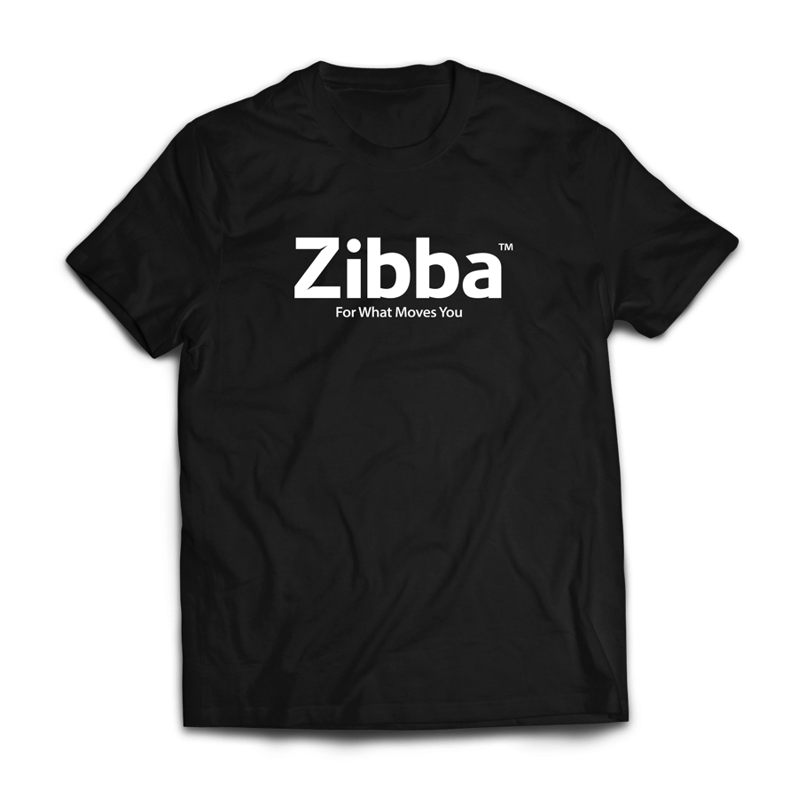 Zibba - Logo T-Shirt (Black Tee)