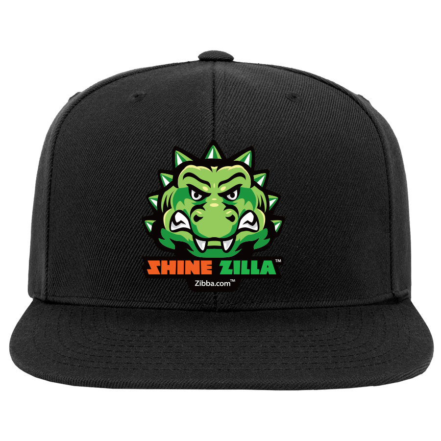 Shine Zilla - Black Flat Bill Hat