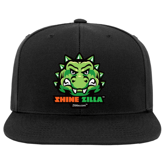 Shine Zilla - Black Flat Bill Hat