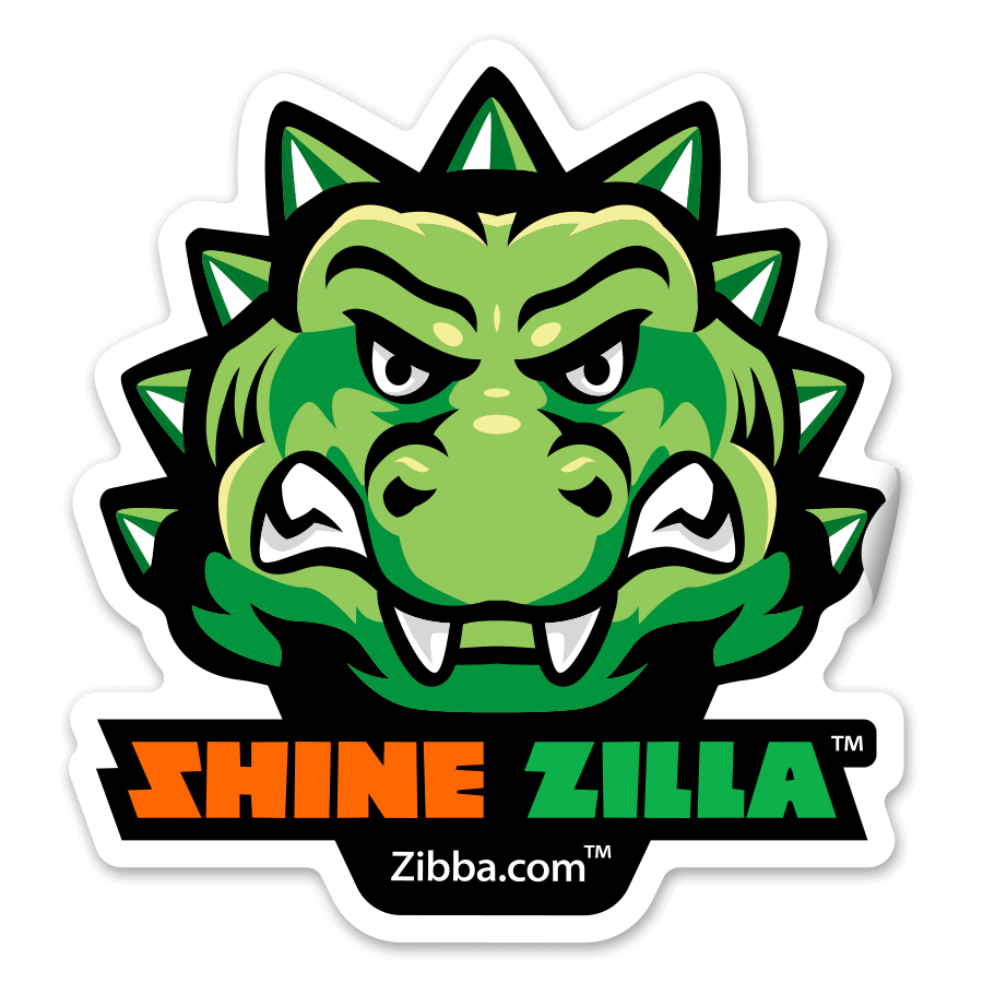 Shine Zilla - Head Sticker
