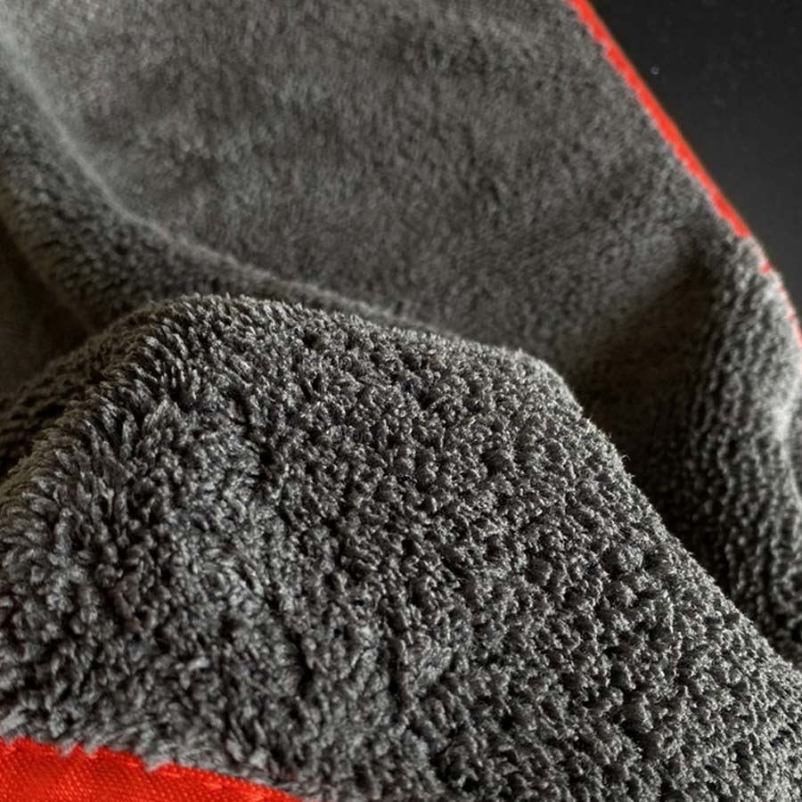 Super Plush Grey Microfiber Towel